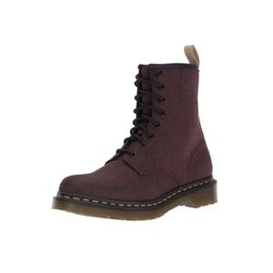 Vintage Doc Martens (never worn) Burgundy Canvas Compat Boots